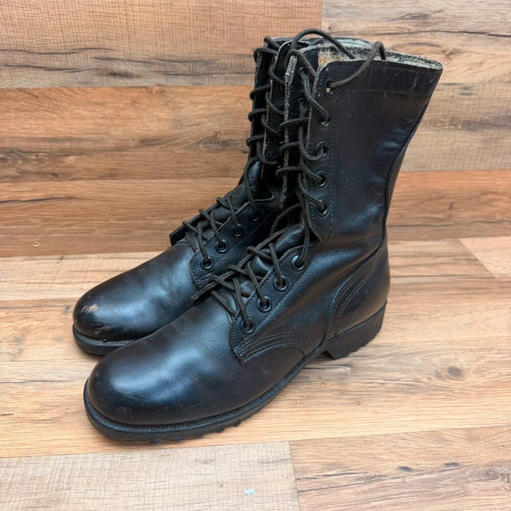 RO Search Vintage 1985 Military Combat men’s size 6.5R black leather Boots